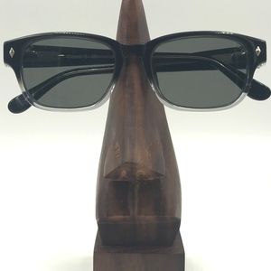 BLACK CRYSTAL CLASSIC WAYFARER SUNGLASSES